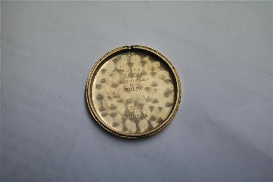 A gentlemans 9ct gold Tudor wrist watch.